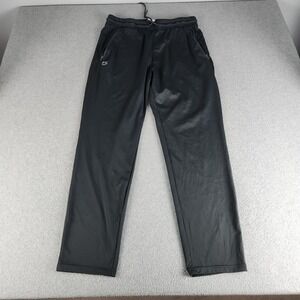 Free Country Track Pants Mens L Black Athletic Performance‎ Stretch Drawstring